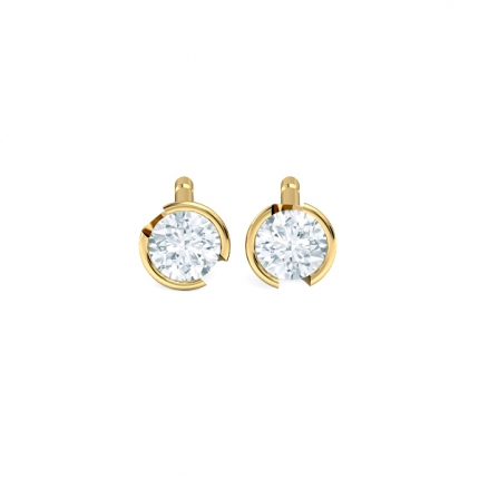 Embrace earrings Diamond Earrings in 18kt Yellow Gold AU